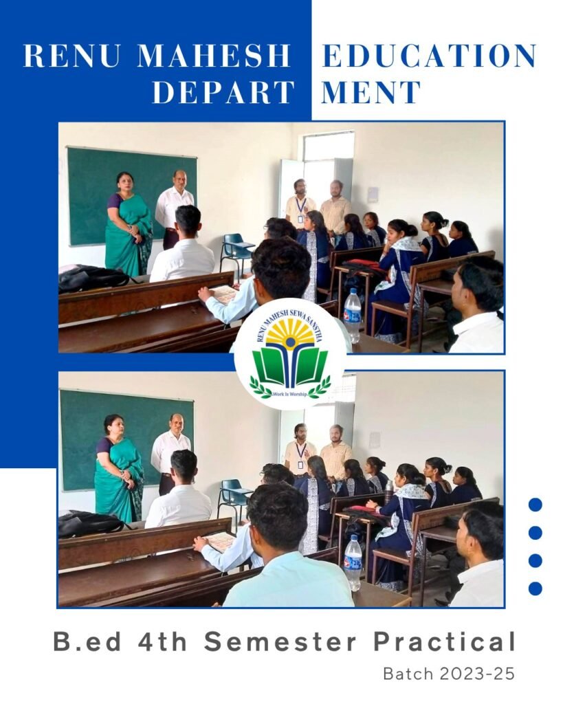 B.Ed 4th Semester Practical Glimpses